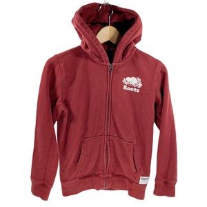 Roots | Shirts u0026 Tops | Roots Kids Fullzip Hoodie Sweatshirt Top Brick Red  Canada Beaver | Poshmark